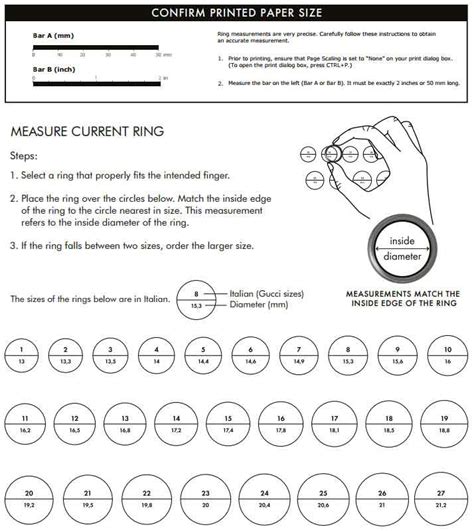 gucci ring size 18|how to measure gucci ring size.